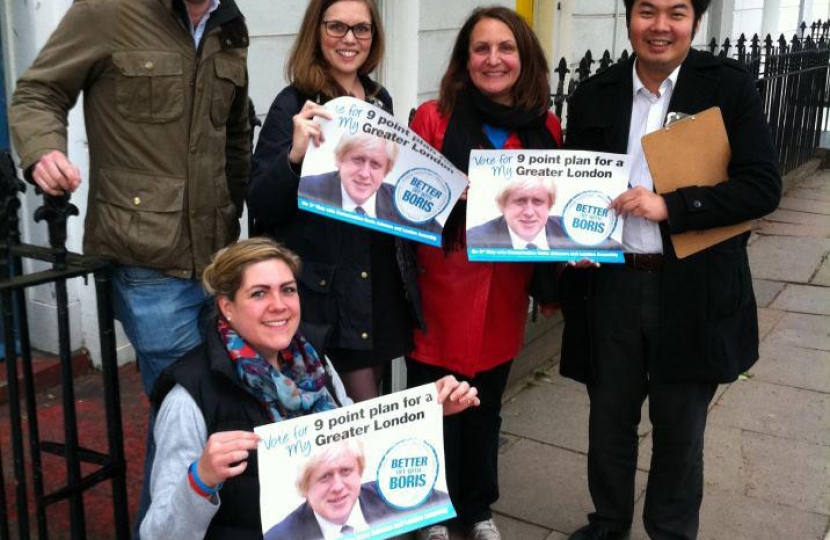 Islington Conservatives with Marina Yannakoudakis, MEP in the London Elections.