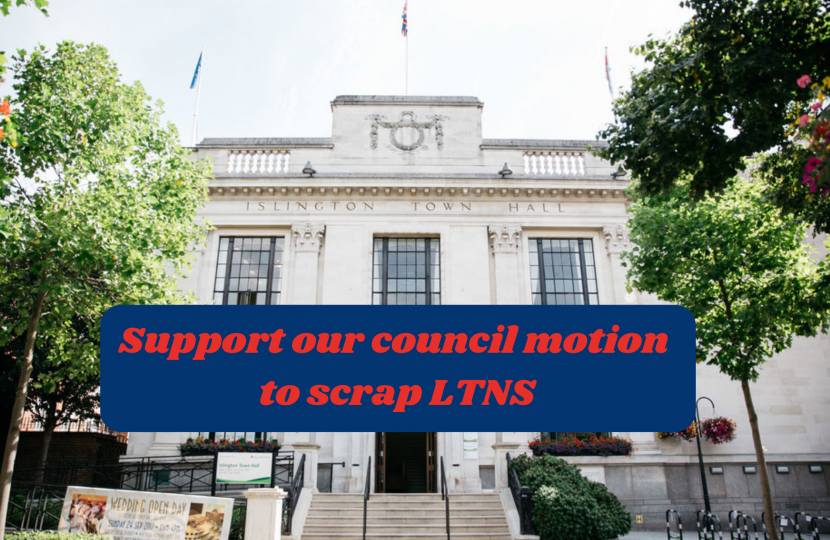 Support our Council motion to scrap LTNs