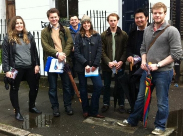 Islington Conservatives campaigning in St Peter's Ward during London Elections